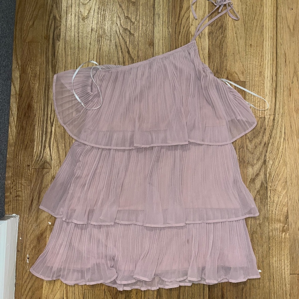 Lulu’s one shoulder asymmetrical dress